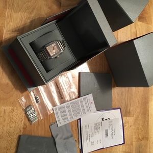 Michele Deco Madison watch w/ warranty & band